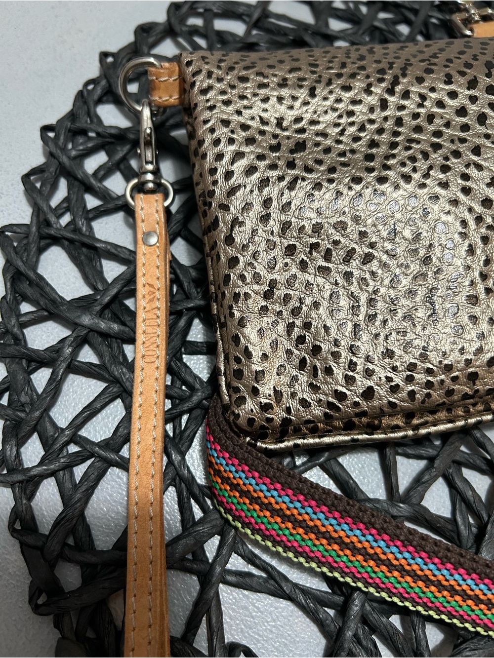 Consuela Wesley Uptown Metallic Crossbody Bag - Picture 6 of 10